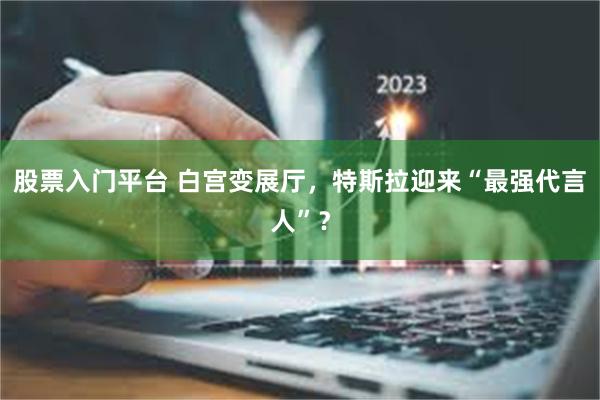 股票入门平台 白宫变展厅，特斯拉迎来“最强代言人”？